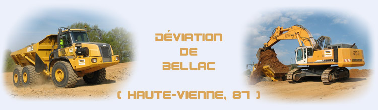 Déviation de Bellac (Haute-Vienne, 87)